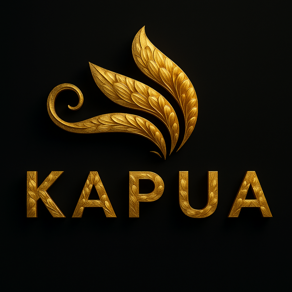 kapua logo black background