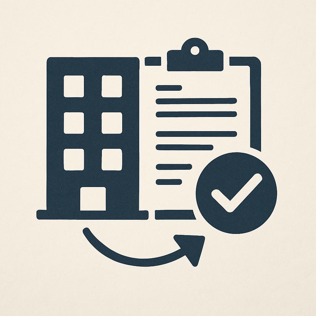 Home lease management icon